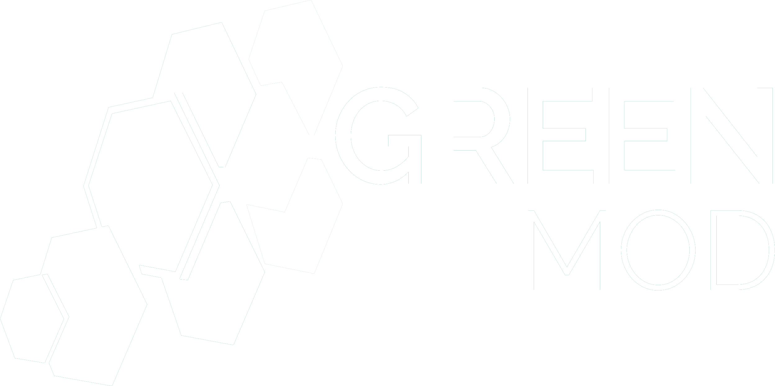 GreenMod Logo bianco
